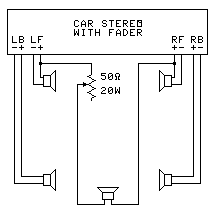 dynaco back speaker in car
