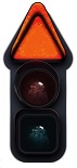 Korean shapes traffic signal