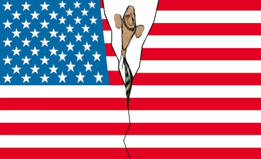Obama divides the US