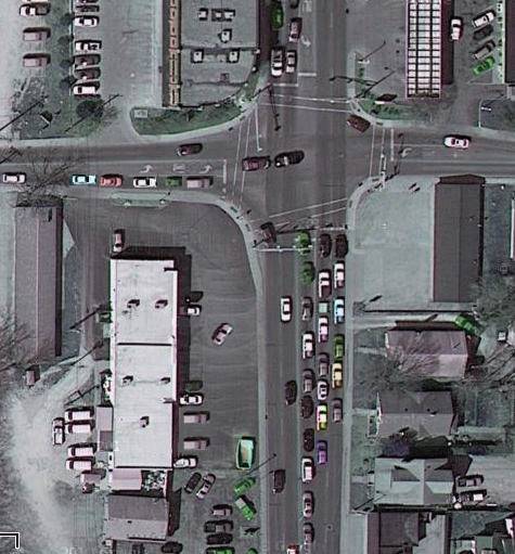 Intersection of Walnut and Grimes
